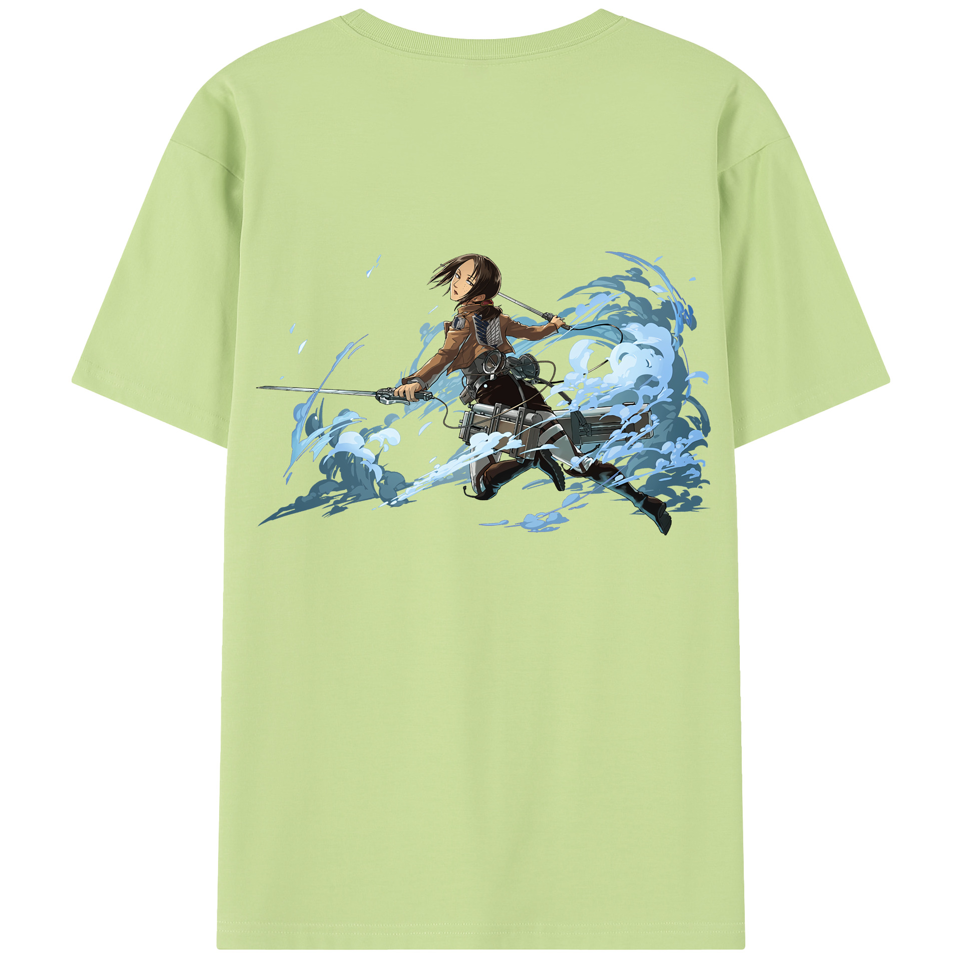 （画像用） 進撃の巨人 Attack on Titan 綿100％半袖Tシャツ（背面プリント）